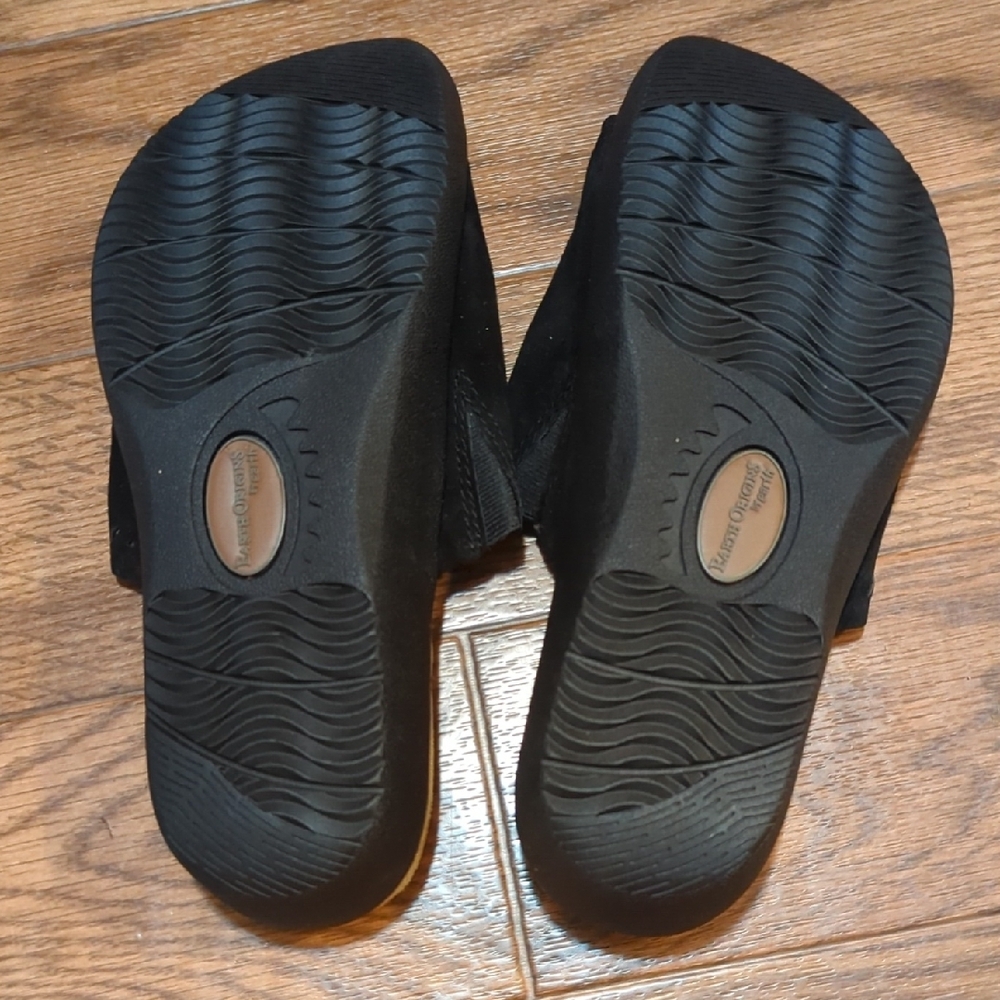 Earth Origins Black Suede Mules - Picture 3 of 4